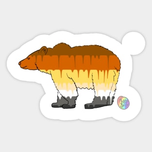 Bear Melt Sticker